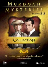 Murdoch Mysteries Collection 5-8 (DVD) Yannick Bisson