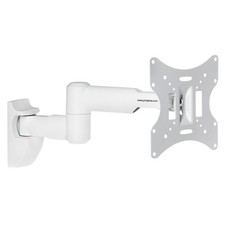 ProperAV White TV Wall Bracket for 23 24 28 32 37 40 42 43 46 Tilt 20° VESA M...