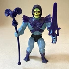 MOTU He-Man Skeletor Figure VTG 1981 Soft Head, Original, Taiwan Sword & Staff