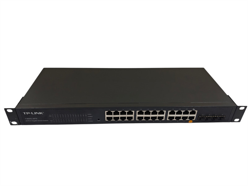 TP-Link T1600G-28TS 24-Port Gigabit Network Switch with Brackets