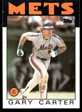 Gary Carter 1986 Topps #170 New York Mets MLB READ FREE SHIPPING AutographDen