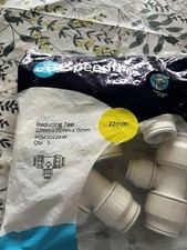 JG John Guest Speedfit Reducing Tee 22mm