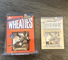 1996 Wheaties 75 years of Champions 24K Gold Signature Mini Box JACKIE ROBINSON