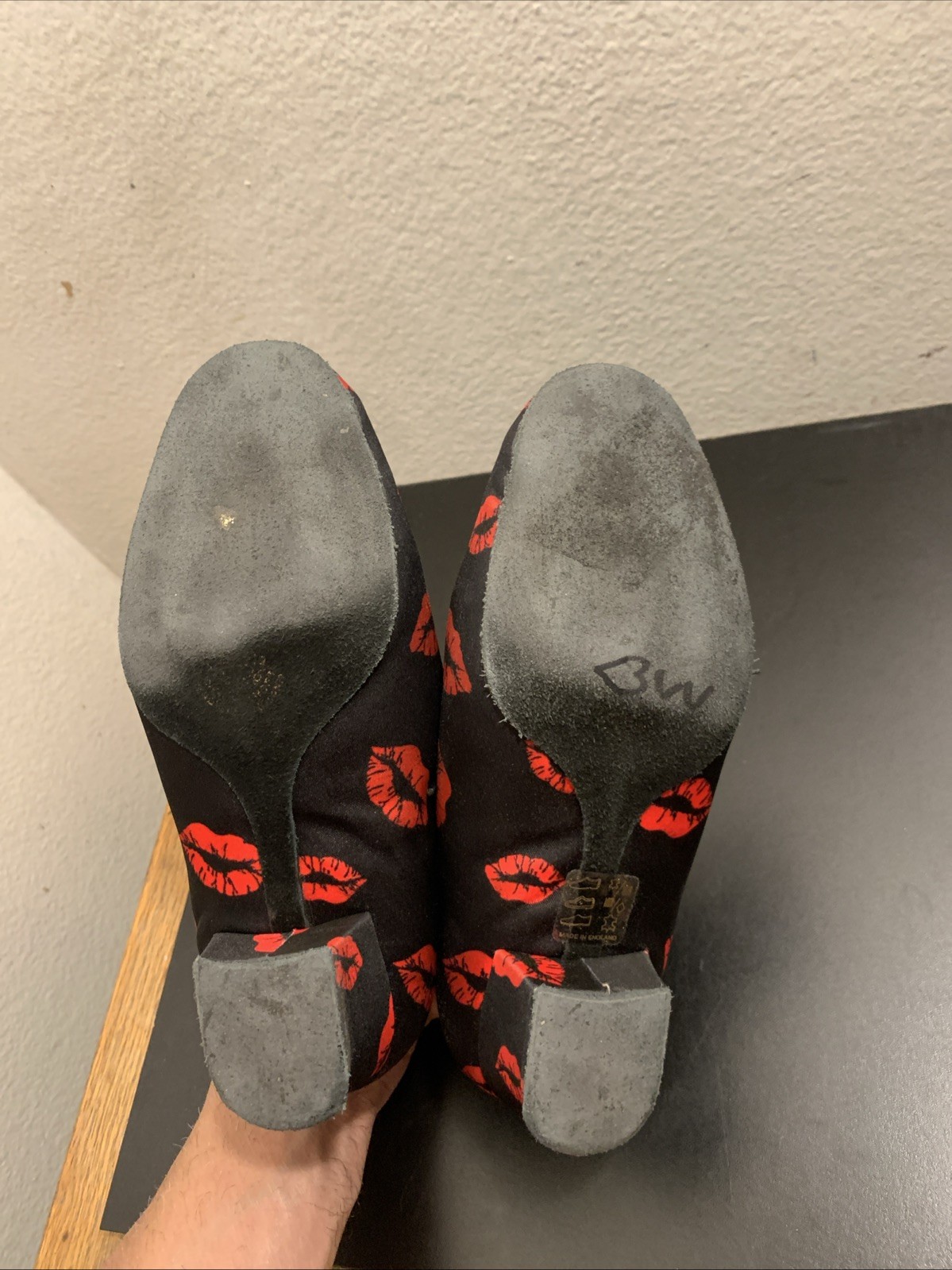 International 1.5" Heather Split-sole Womens Print Practice Dance Shoes Sz 4