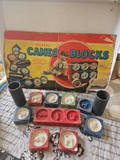 1942 Gilbert Cameo Blocks VTG M2304 plaster/ Ceramic