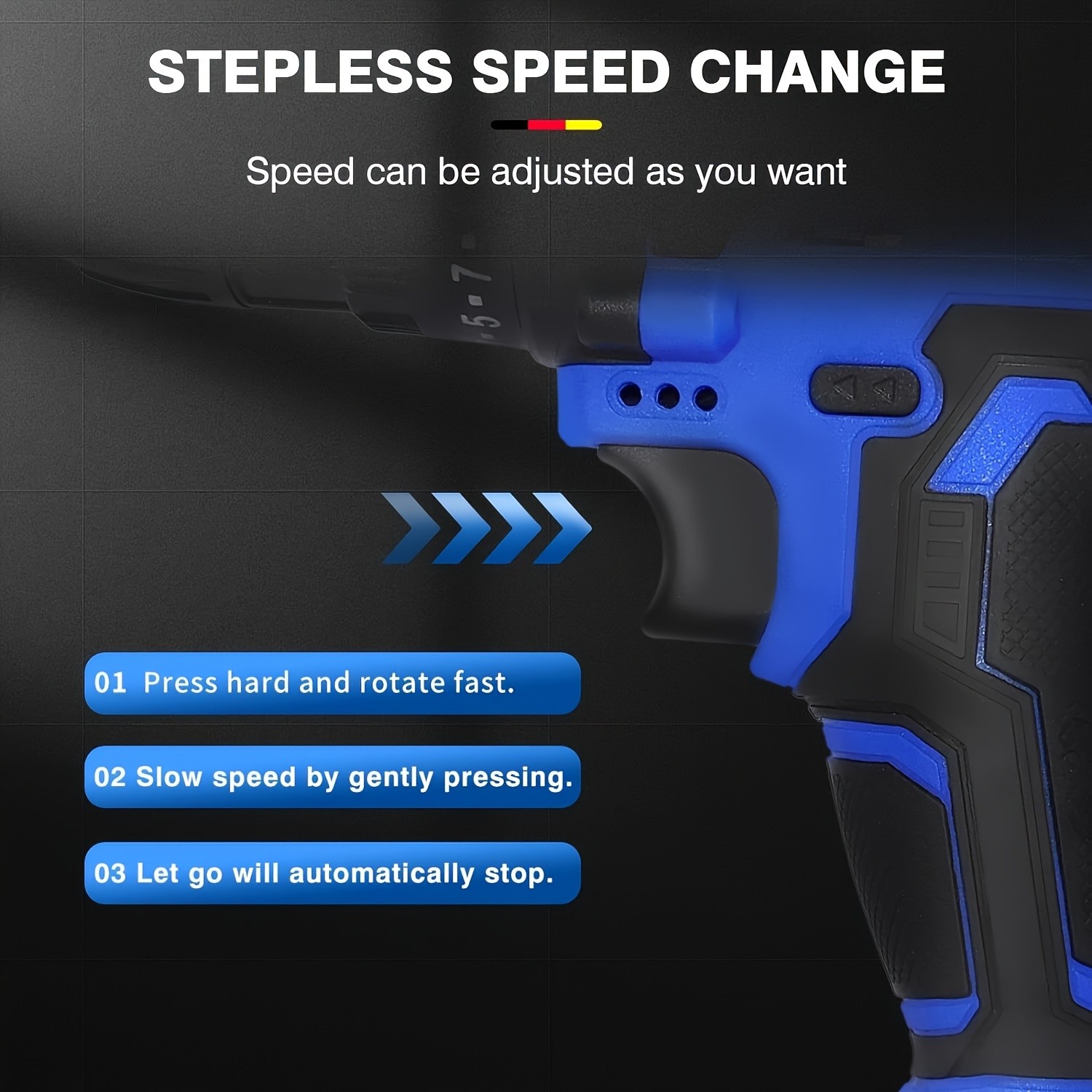 Rechargeable Cordless Screwdriver with 26PCs Bit Set - Efficient Power Tool