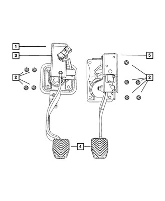 Genuine Mopar Clutch Starter Interlock Switch 05026131AC