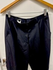 ESCADA Women's Trouser 8 Leg Black Classy Dress Pants Size 40