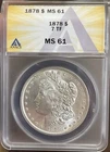 7TF! 1878 P Morgan Silver Dollar ~ UNCIRCULATED 7 TAIL FEATHERS ~ 90% Silver $1