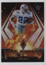 2021 Panini Phoenix Fire Forged Silver Emmitt Smith #6 HOF 0uo3
