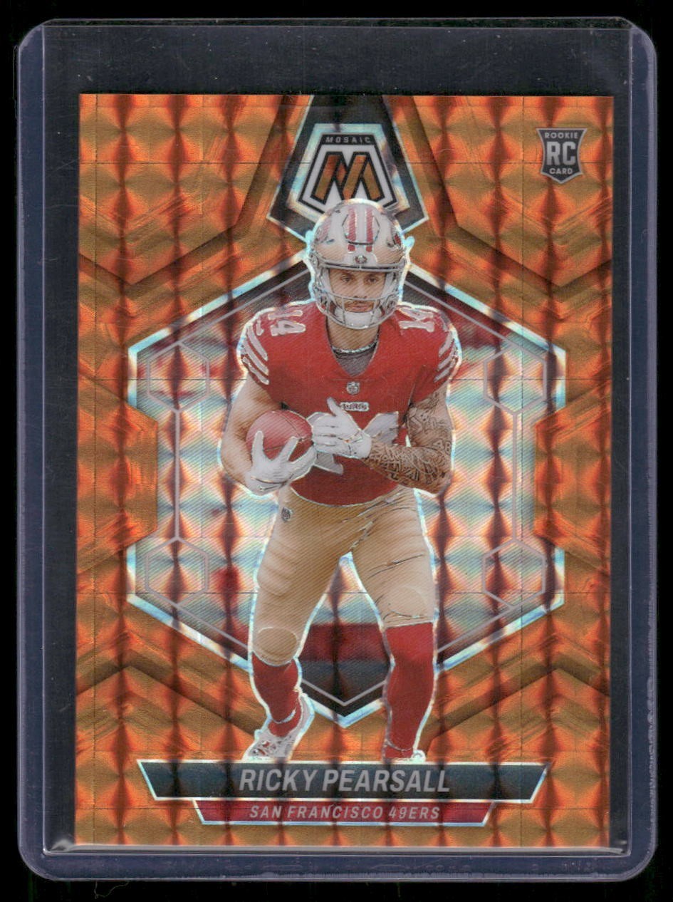 2024 Panini Mosaic Ricky Pearsall #331 Orange (RC) /199 San Francisco 49ers