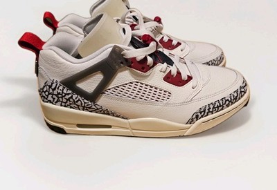 Jordan Spizike Low Men's Size 10 Sail/Anthracite/Coconut Milk/Varsity Red''