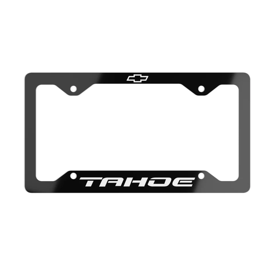 Quadro de placa Chevrolet Tahoe Chevy - Feito de metal alumínio branco premium - Imagem 2 de 3