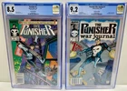 Lot of 2, The Punisher #1's, CGC Graded, Mark Jeweler's, Newsstand Editions