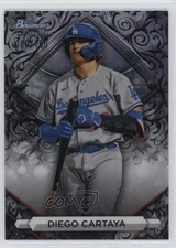 2023 Bowman Sterling Prospects Silver Refractor /100 Diego Cartaya #BSP-60 10k8