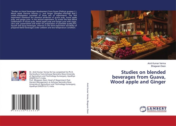 Studies On Blended Beverages From Guava, Wood Apple And Ginger Verma (U. A.)-image