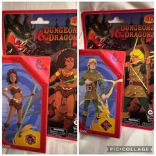 DUNGEONS  DRAGONS CARTOON HASBRO LOT HANK  DIANA ACTION FIGURES NEW IN PACKAGE