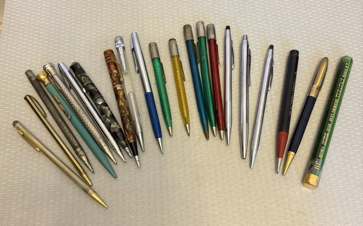 その他 2 SET ANTIQUE PROPELLING PENCILS Continuous Twist Collectible Mechanical Pencils with Vintage for