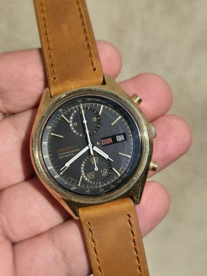 Vintage Original Seiko Panda 6138 8020 Chronograph Automatic Cal 6138B Working