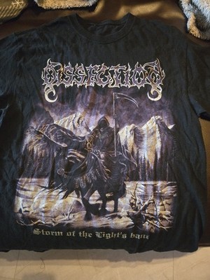 Dissection Storm Of The Light's Bane Shirt Gr. L Black Metal