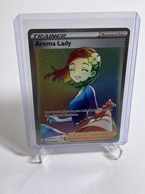 Aroma Lady 221/203 Evolving Skies Full Art Secret Rainbow Rare Pokemon | eBay Aroma Lady 221/203 Evolving Skies Full Art Secret Rainbow Rare Pokemon | eBay