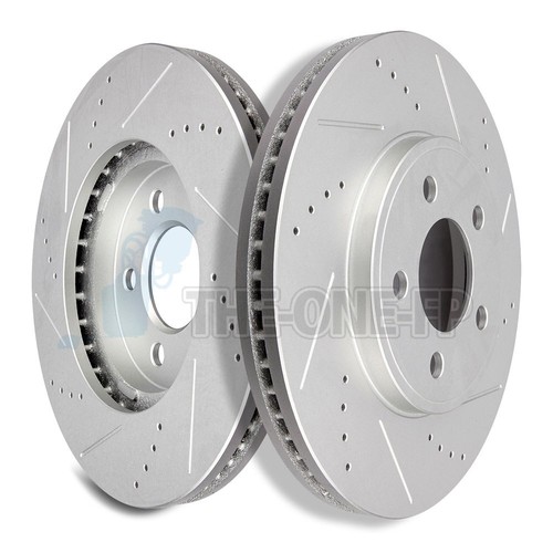 For 0311 Crown Vic 0310 Grand Marquis Front Drilled And Slotted Brake