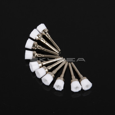 2000pc Dental Nylon Prophy Brush polishing Brush Bowl Shape #1 white