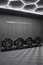 YOURS FOR OURS Genuine Evoque 18" Alloy Wheels REFURBISHED VIPER BLACK Full Set