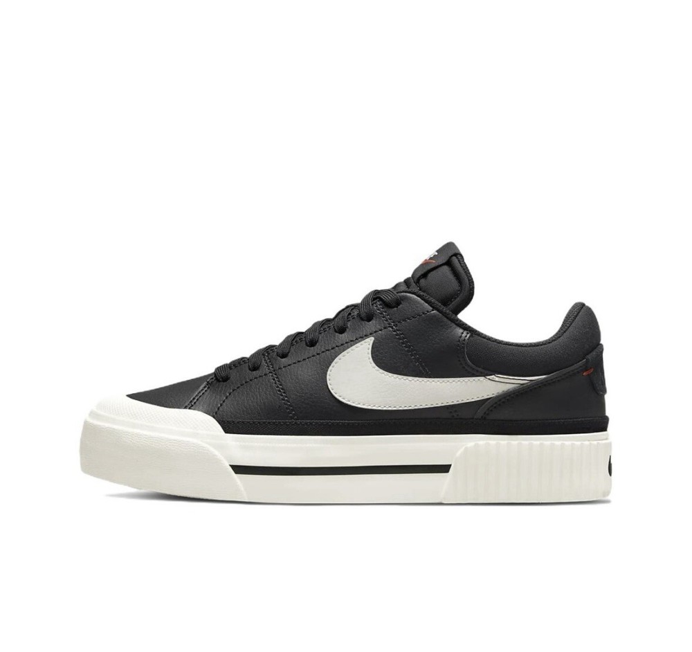 Nike Court Legacy Lift WMNS Black/White Running Shoe Sneaker Platform DM7590-00