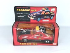 Vintage Battery Operated Porsche 928 Car Working, Goodyear Pepsi Champion