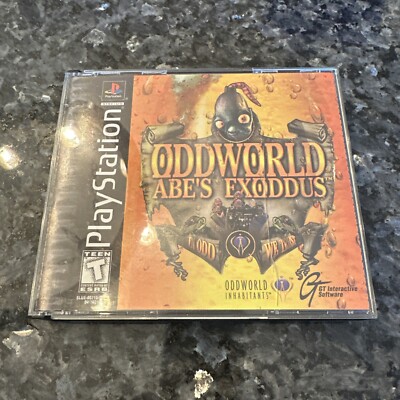 Sony PlayStation 1 PS1 Disc Case No Manual Oddworld: Abe's Exoddus