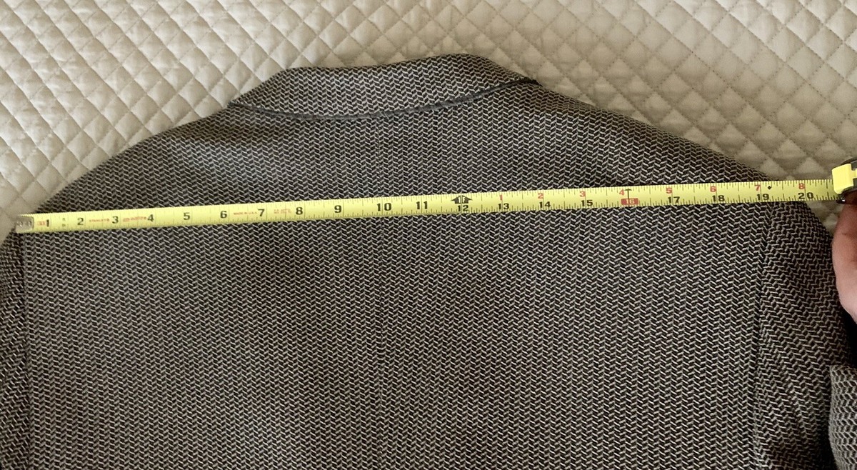 GIORGIO ARMANI Black Label Men's Brown & Taupe Sport Coat GIORGIO ARMANI Black Label Men's Brown & Taupe Sport Coat
