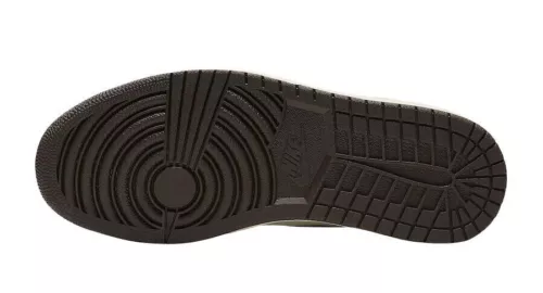 Travis Scott x Air Jordan 1 Retro High OG 'Mocha' CD4487‐100 nuovo con scatola - Foto 6 di 7