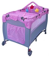 Kidzmotion Portable Baby Child Travel Cot Bed Bassinet Play Pen Playpen (pink) Kidzmotion Portable Baby Child Travel Cot Bed Bassinet Play Pen Playpen (pink)