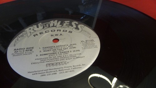 N.W.A. Maxi Single Gangsta Gangsta Vinyl Record AlbumEP NWA Eazy E 1988 - Picture 5 of 7