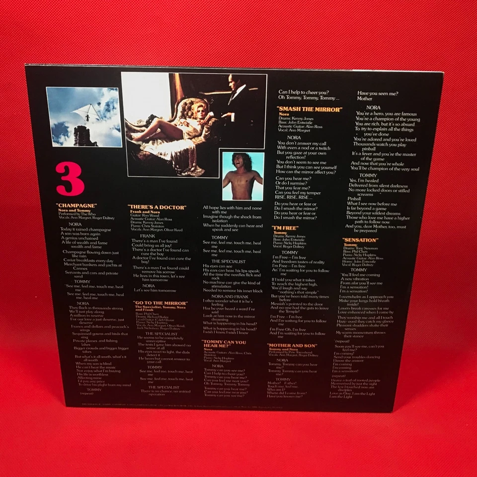 THE WHO Tommy The Movie 1975 UK vinyl double LP + INNERS soundtrack film Elton - Image 4 of 4