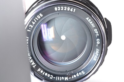 Pentax 67 TTL / Super Multi Coated Takmar 105mm f/2.4 Excellent+5