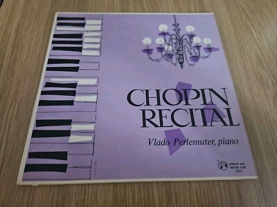 CHOPIN RECITAL VLADO PERLEMUTER auf KLAVIER KONZERTSAAL AM 2223 ~ LP VINYL 
