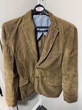 J. Crew Corduroy Blazer Men's Sz Large Brown Vintage Cord Sports Coat