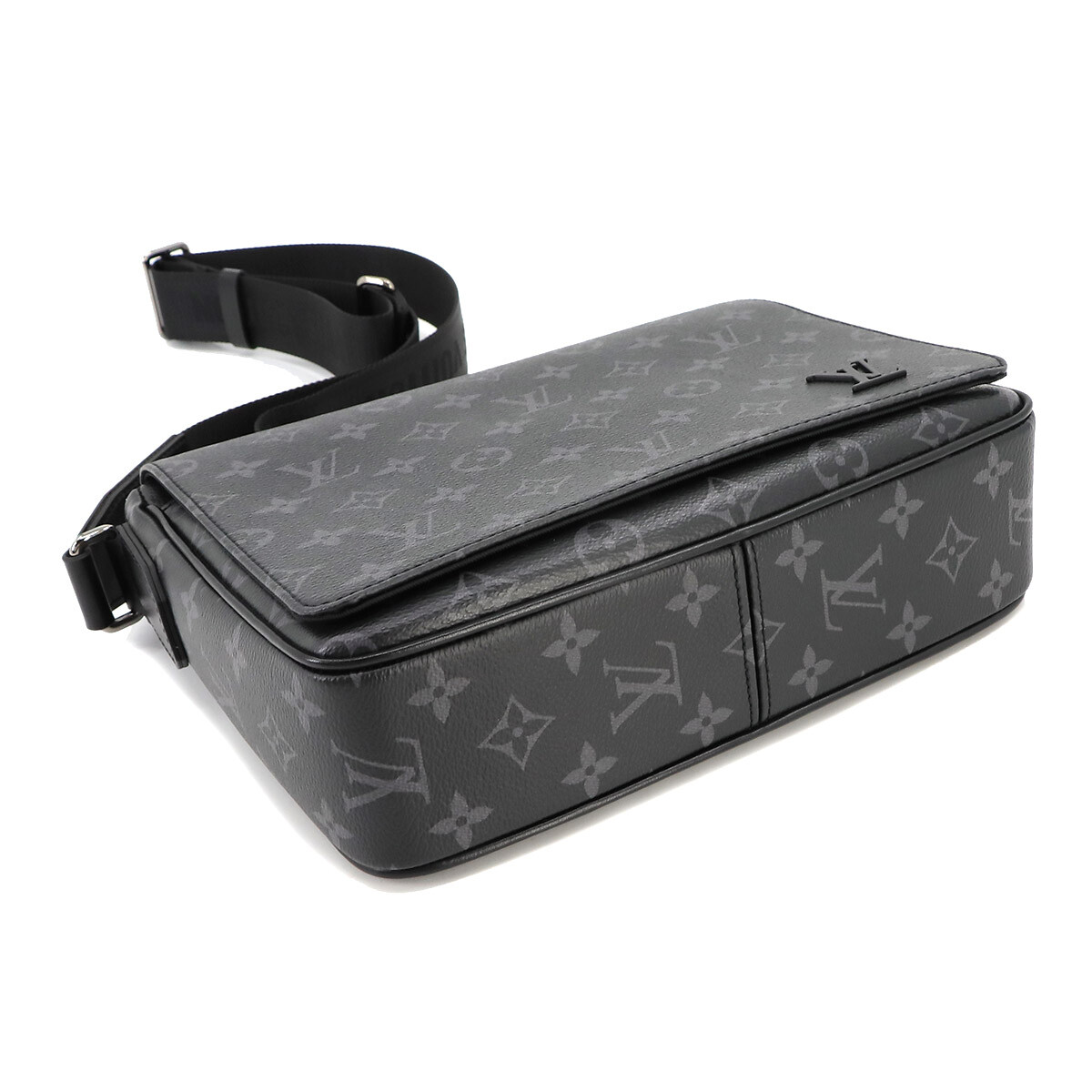 LOUIS VUITTON Monogram Eclipse District PM NV3 Shoulder Bag M46255 