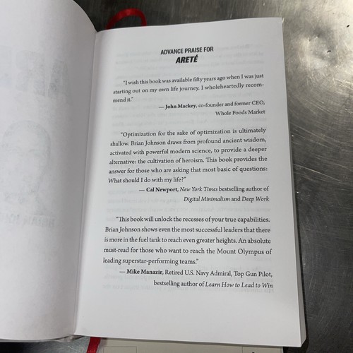 2023 Areté Activate your heroic potential by Brian Johnson 1st ed Vol 1 SIGNED! - Picture 4 of 7