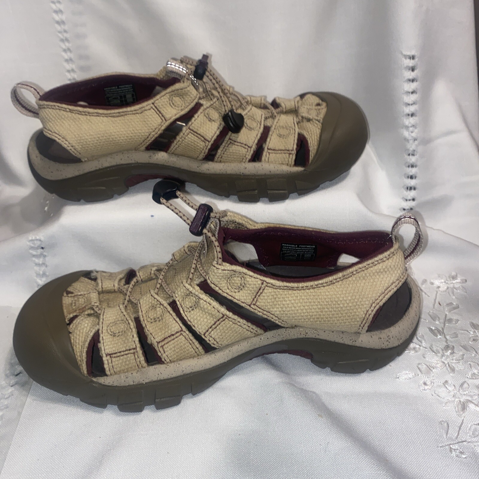 Keen Coronado SM 1108 sandalo beige sport acquatici corda elastica taglia 8 5 donna