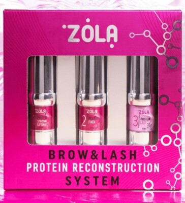ZOLA Lamination Kit NEW Brow&Lash Protein Reconstruction System