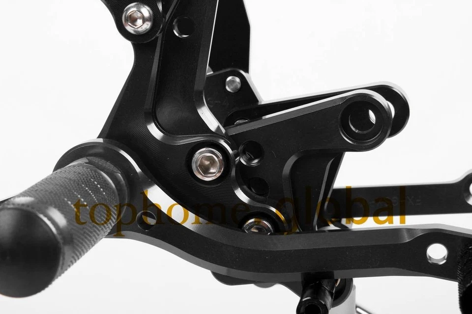 Juego de estriberas traseras CNC negras para Suzuki GSXR 1000/600/750 2001-2004 Foto 4 de 4