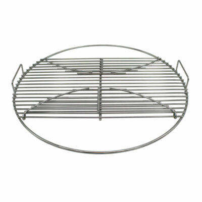 klappbarer Edelstahl Grillrost Ø 44,5 cm für Weber 47er Kugelgrill NEU