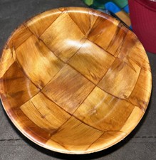 Set Of 12 Woven Salad Bowls; Also Great For Crafts