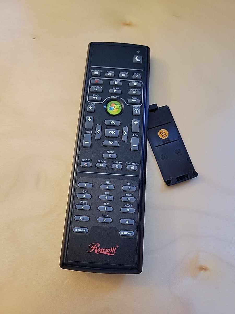 Rosewill RHRC-11002 - Windows 7 Certified MCE IR Remote Controller / Win 8  MCE