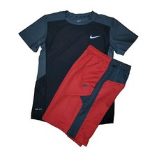 Nike Sportswear Youth Medium 10-12 Red Shorts Dri-fit Athletic TShirt Outfit