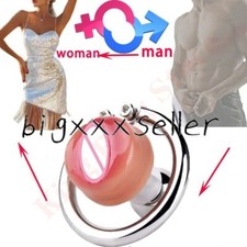 Chastity Belt Cage Device Lockable Urethra Male Metal Steel Restraint