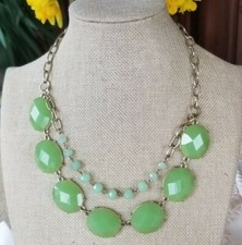 Premier Designs Jewelry 16"-20" Gold Tone Acrylic Necklace 